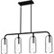 Quoizel Fairbanks Linear Chandelier 4 Lights Matte Black FRB438MBK - alternate 1